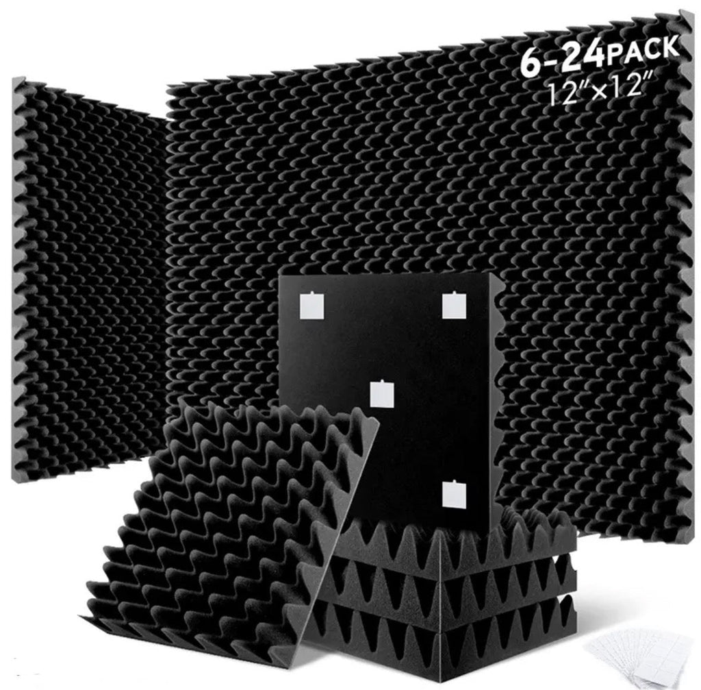 Noise-Reducing Acoustic Foam Panels