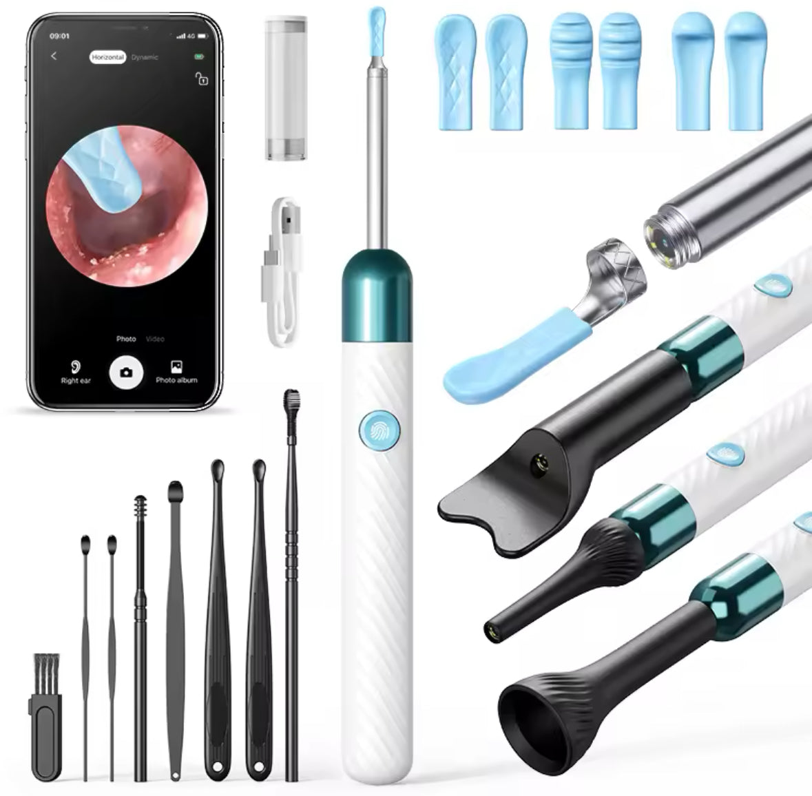 Electric Ear Cleaning Set with HD Camera