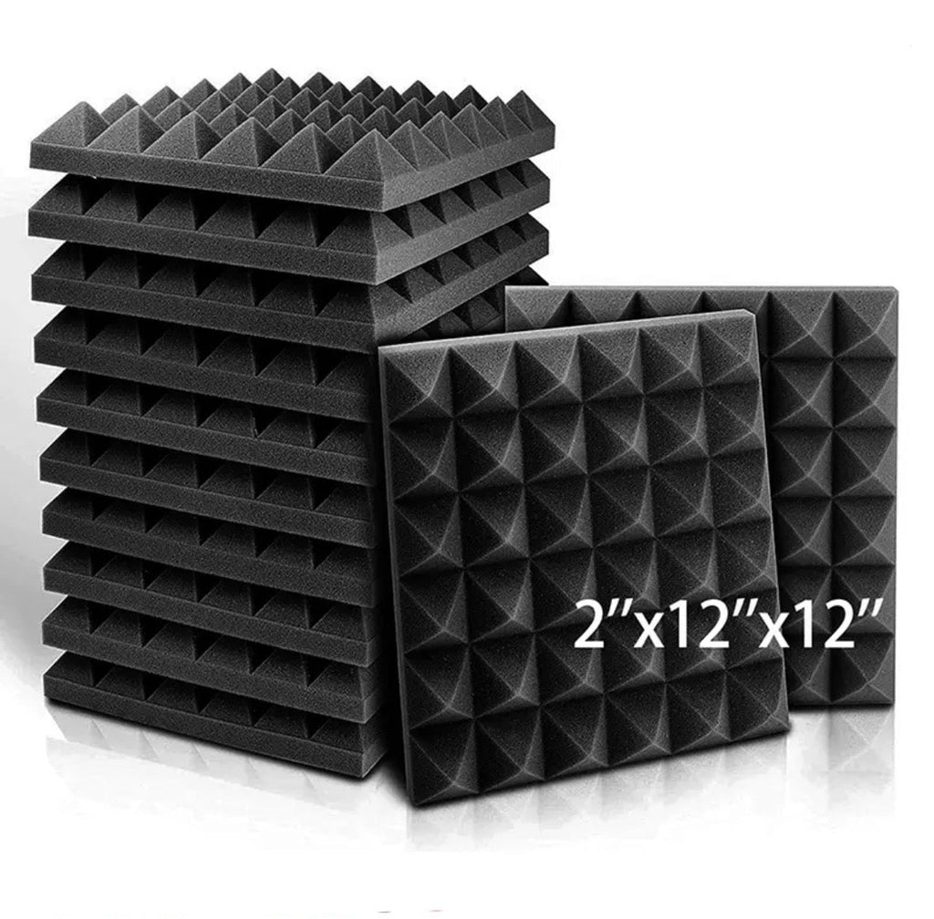 Noise-Reducing Acoustic Foam Panels