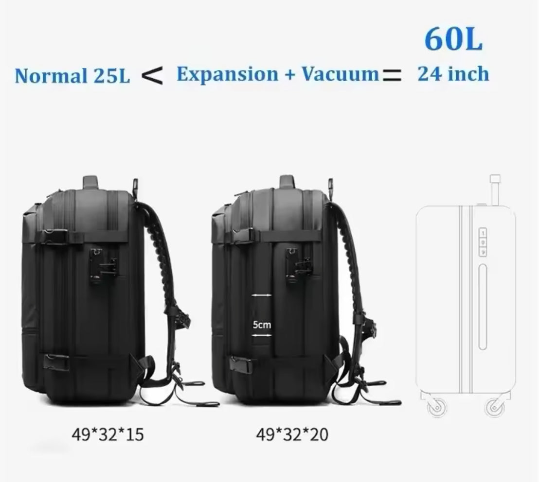 Airpack Space-Saving 60L Vacuum Backpack