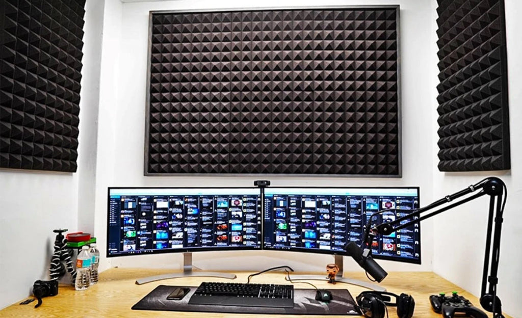 Noise-Reducing Acoustic Foam Panels