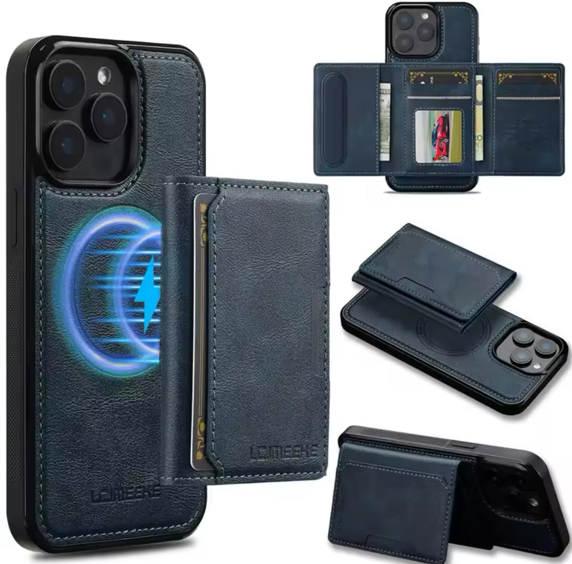 iPhone Case with Detachable Wallet