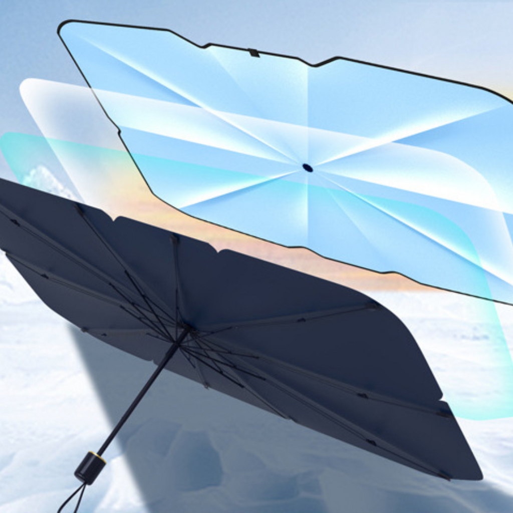 Auto Sonnenschutz | Faltbarer UV-Schutz mit Reflexionstechnologie | Effektiver Hitzeschutz für angenehme Temperaturen 2