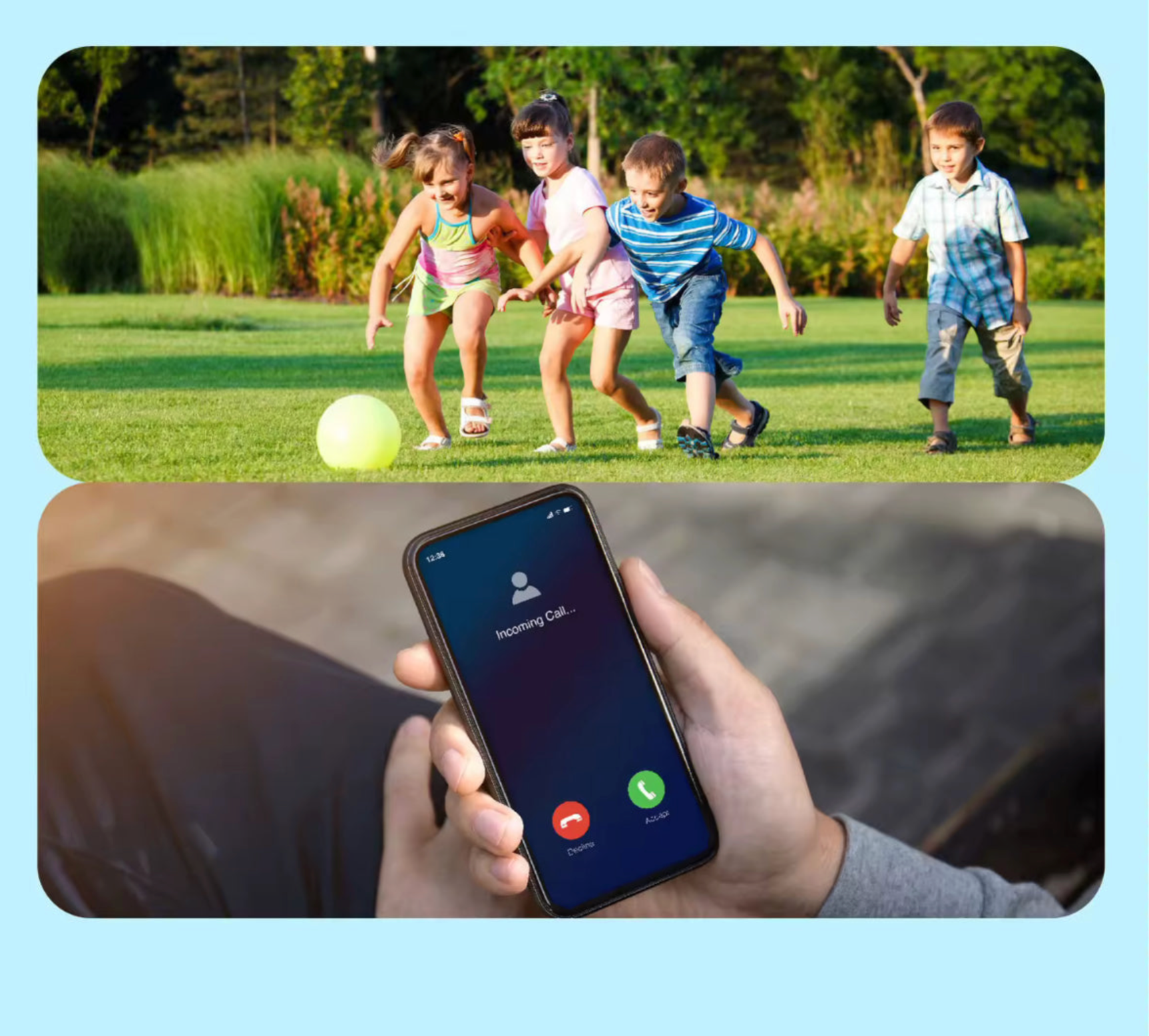 Kinder Smart Watch mit GPS, SOS-Taste & SIM-Karte