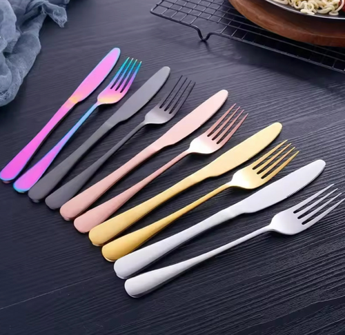 24-teiliges Besteck-Set aus Edelstahl (für 6 Personen)