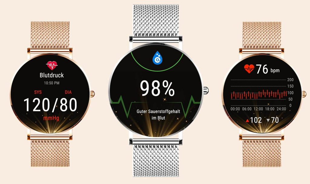 Smart Watch Slim mit 1,3-Zoll-Display