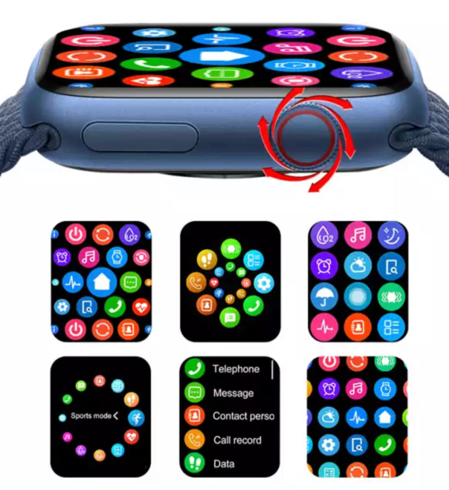 Smart Watch Sitopwear mit 1,8-Zoll-Display