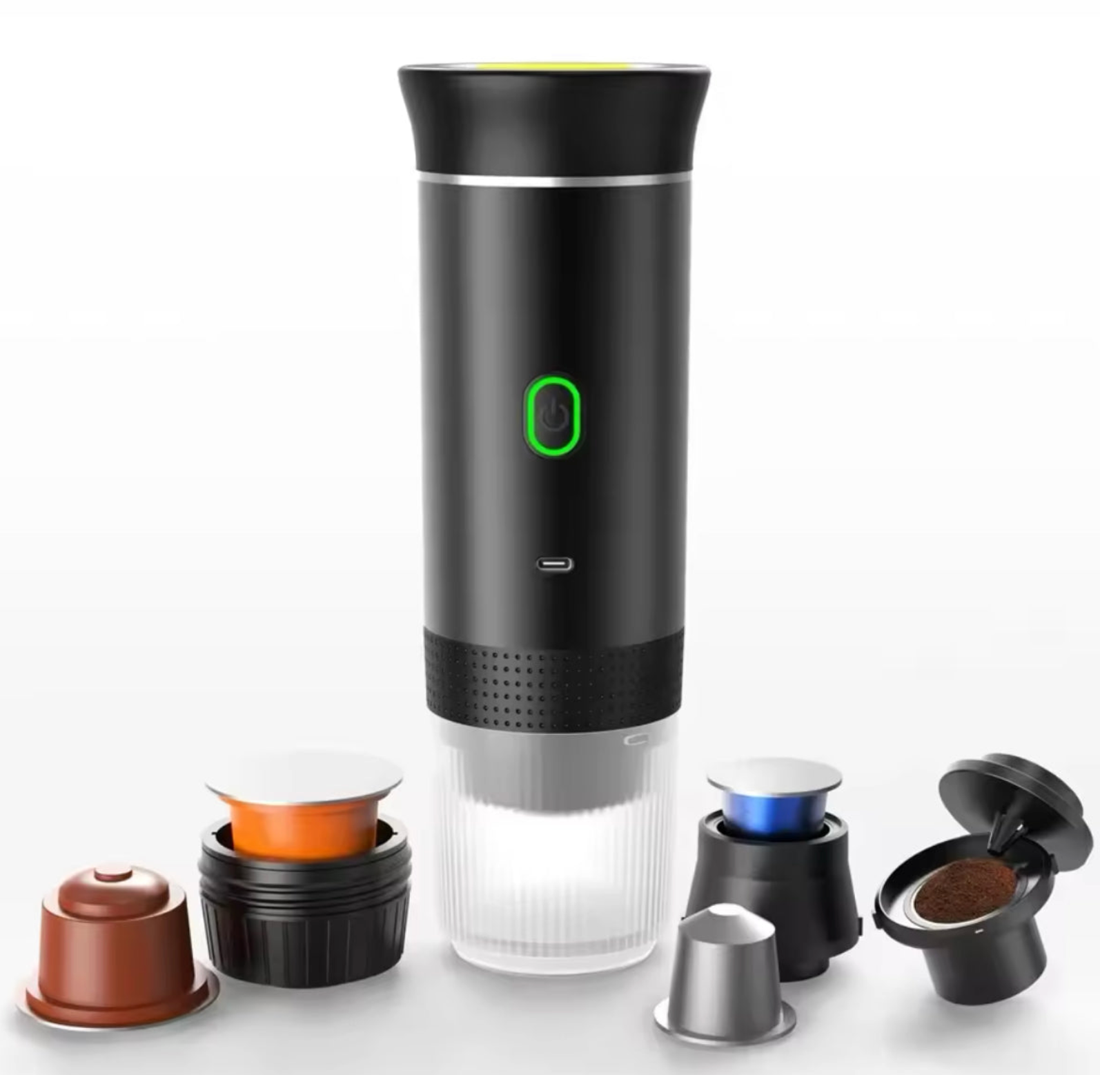 Mobile Espresso-Maschine mit Akku & Heizfunktion