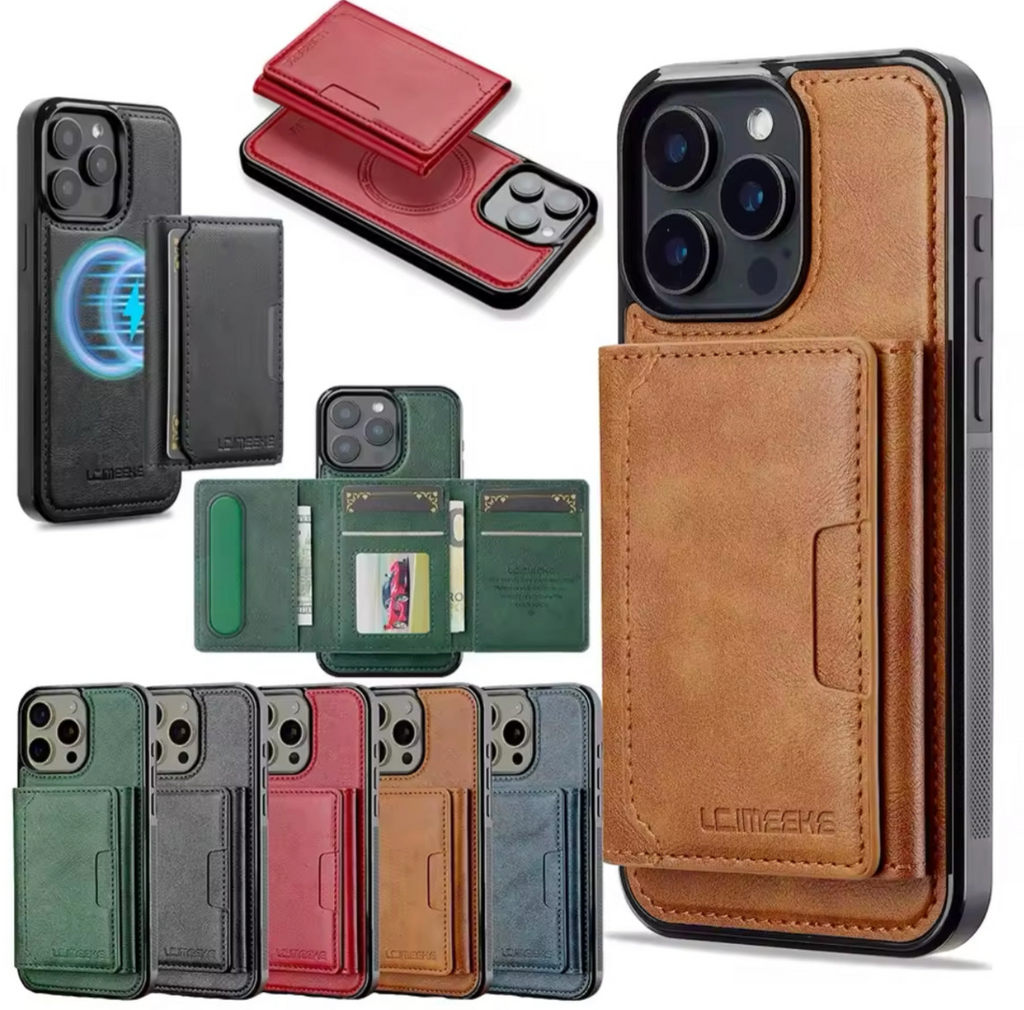 2-in-1 iPhone-Hülle mit abnehmbarer Geldbörse (RFID-Schutz)
