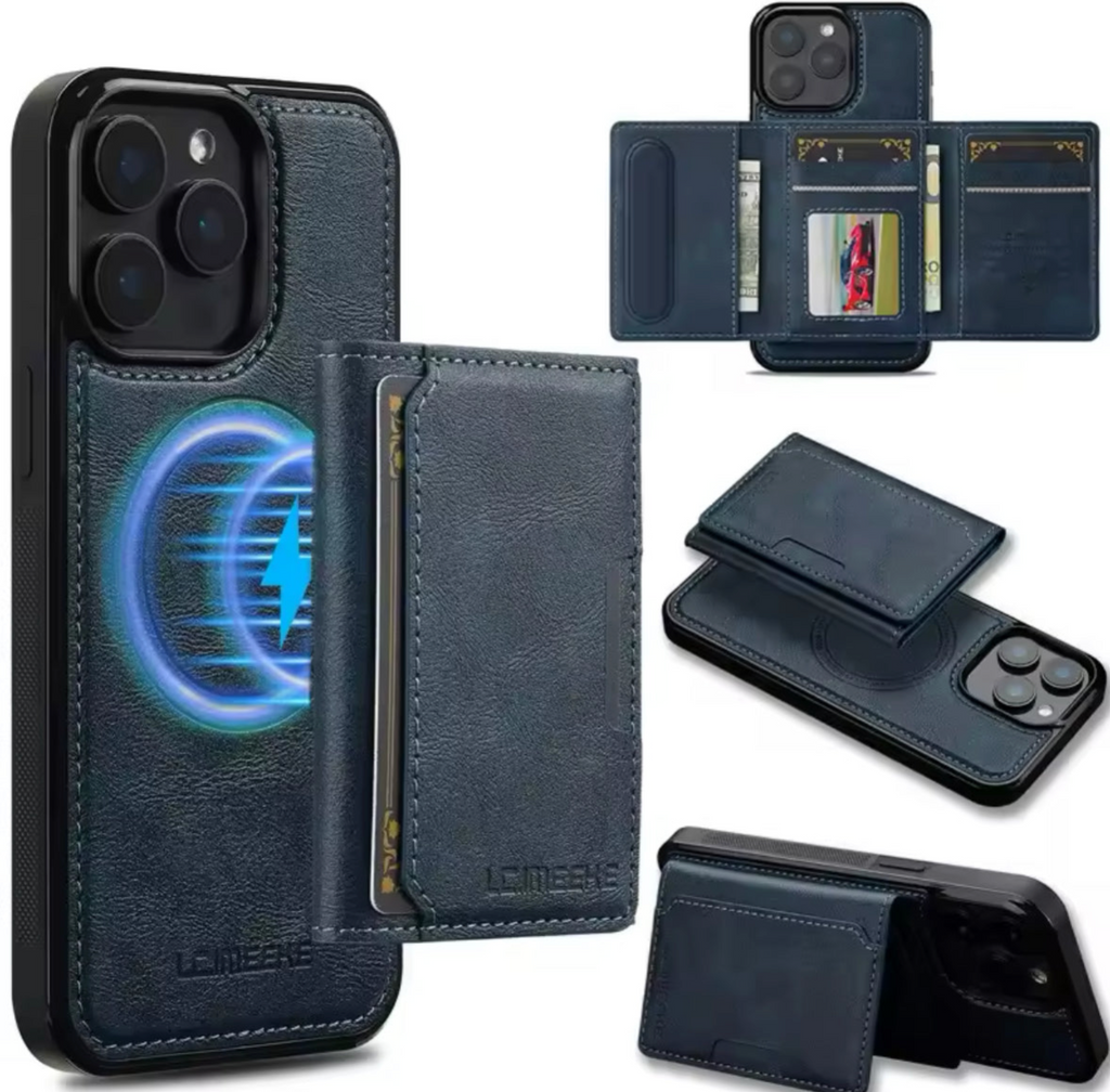 2-in-1 iPhone-Hülle mit abnehmbarer Geldbörse (RFID-Schutz)