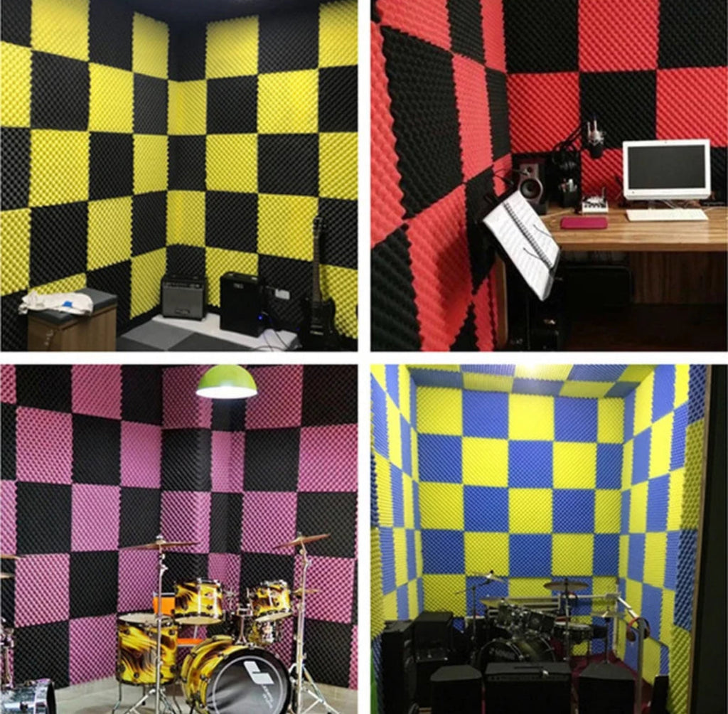 Noise-Reducing Acoustic Foam Panels