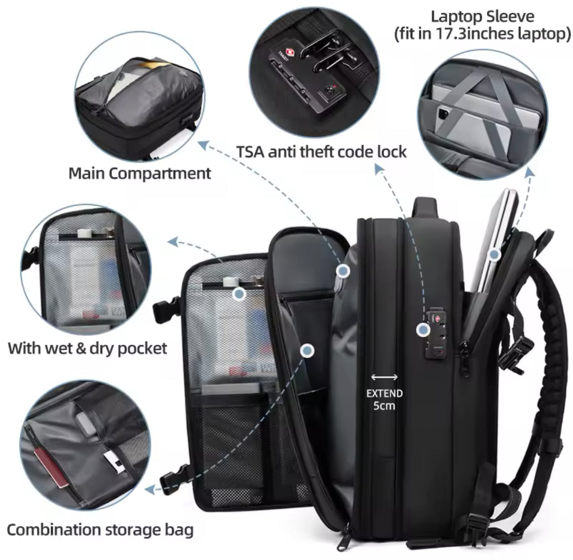 Airpack Space-Saving 60L Vacuum Backpack