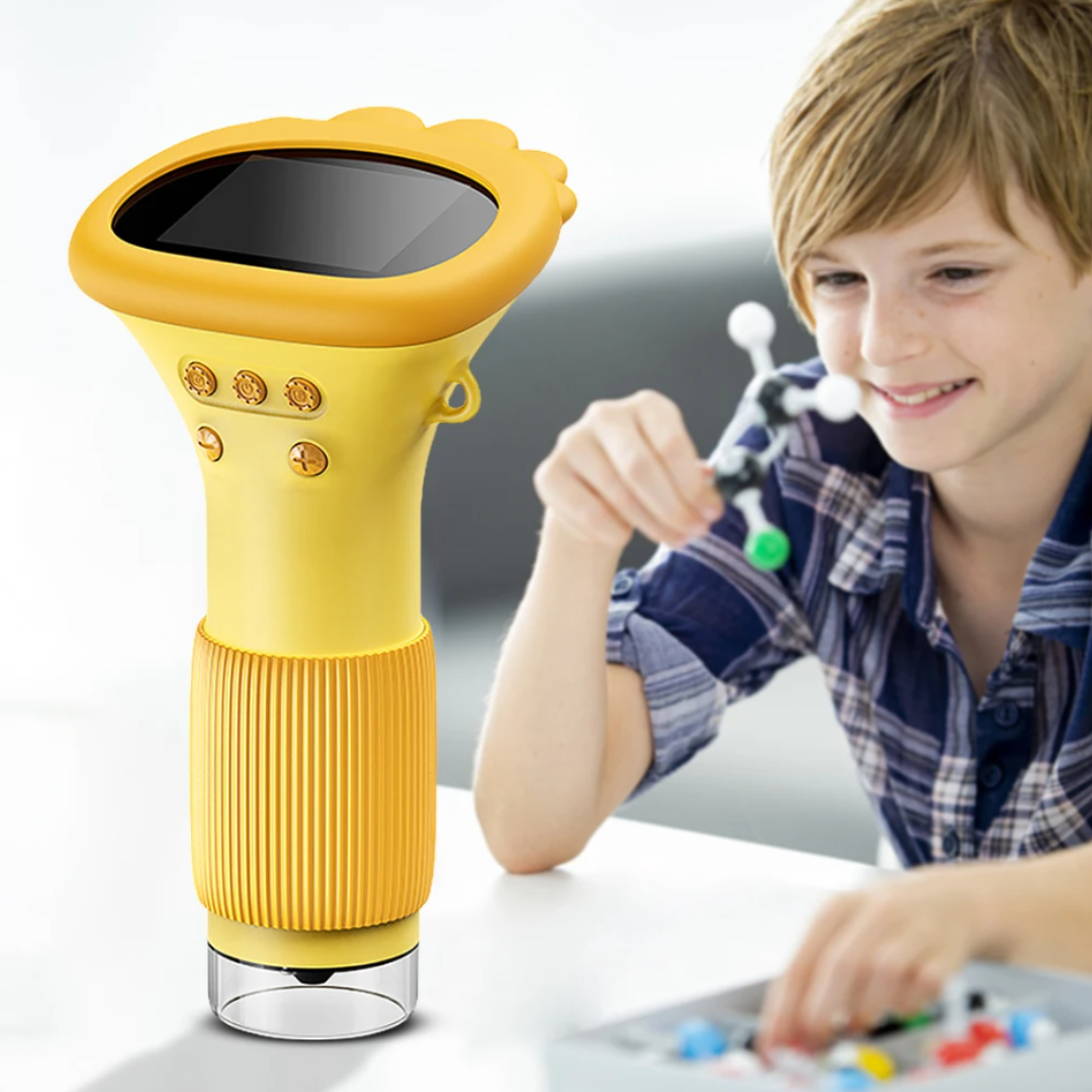 Entdecker Mikroskop | Digitales Mikroskop mit 1000× Vergrößerung | Kinderfreundliches Design für Spannende Entdeckungen 4
