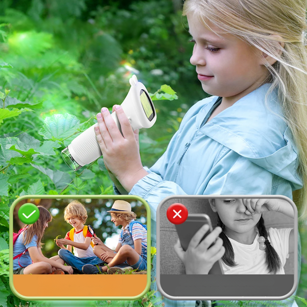 Entdecker Mikroskop | Digitales Mikroskop mit 1000× Vergrößerung | Kinderfreundliches Design für Spannende Entdeckungen 5