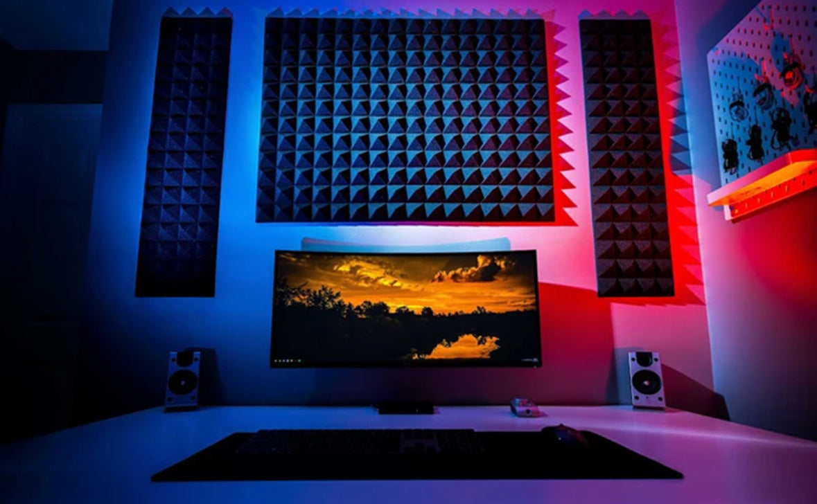 Noise-Reducing Acoustic Foam Panels