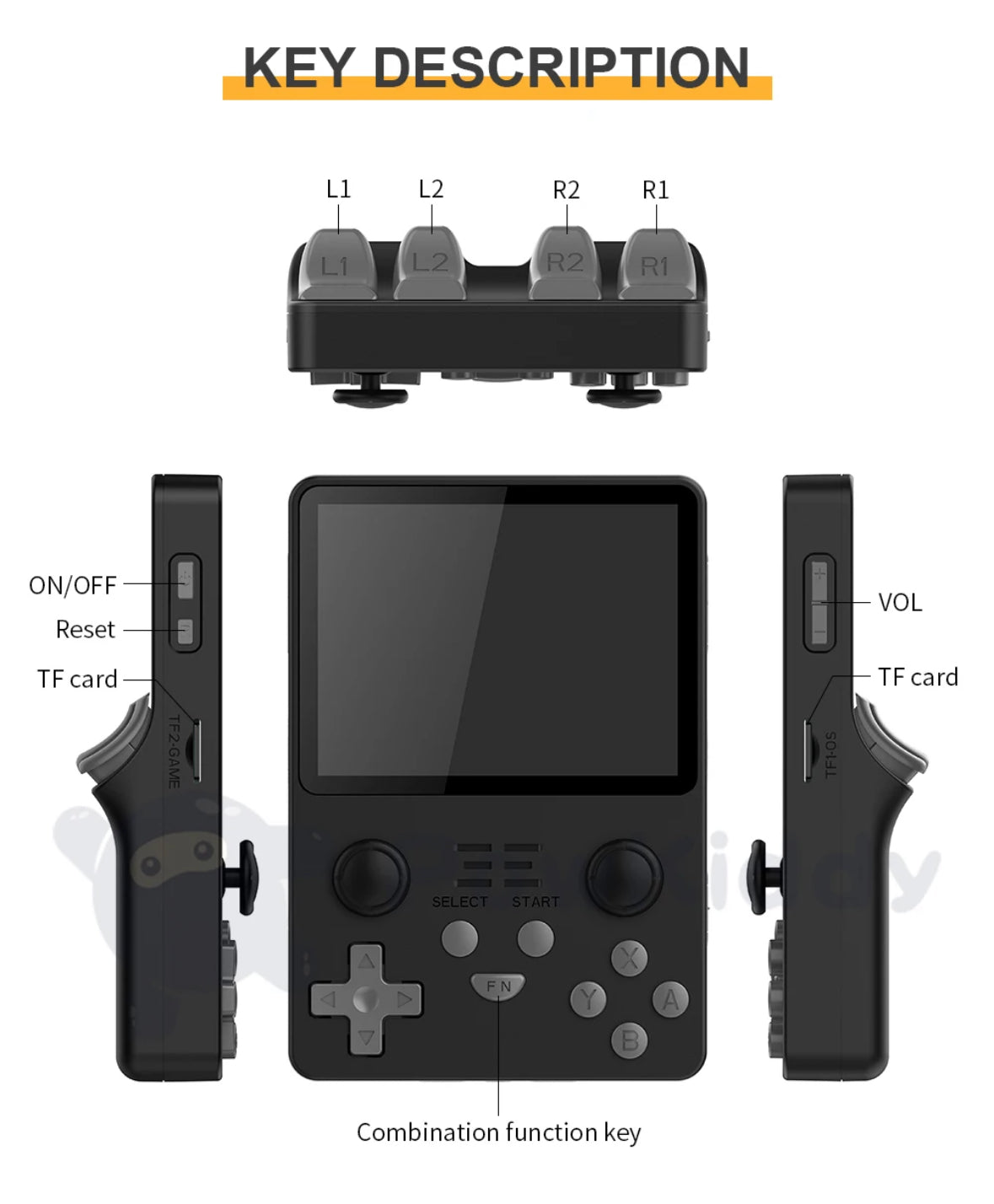 Handheld Retro Game Console
