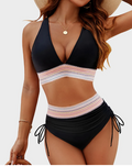 Hochtaillierter Bikini Damen mit Boho-Details | Perfekter Halt für Selbstbewusstsein 0