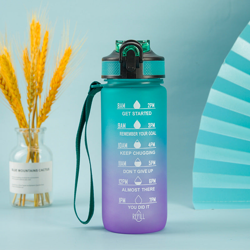 Intelligente Trinkflasche mit One Click Open Verschluss | BPA-frei für Gesundheit und Komfort 0