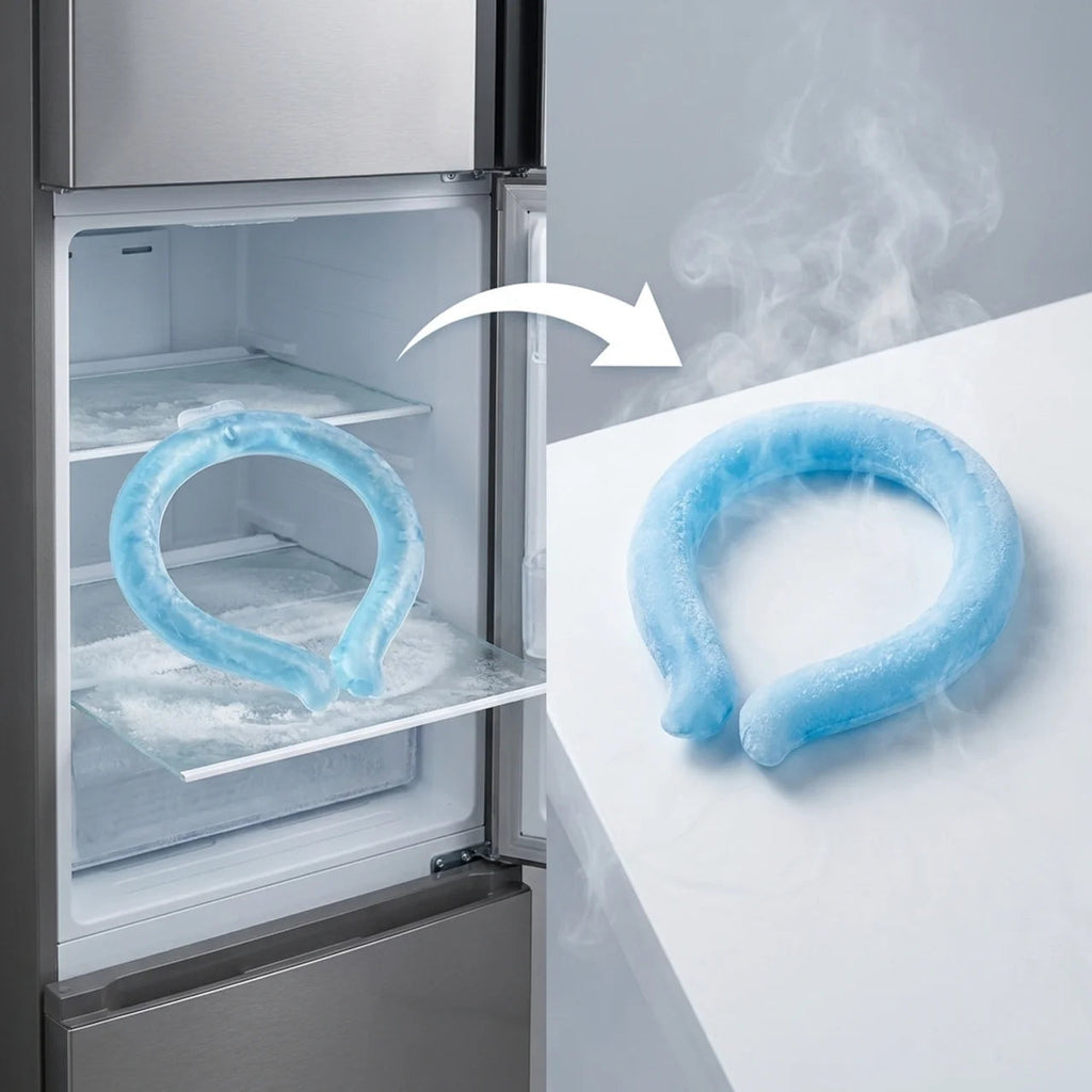 Tragbarer Kühlring für den Nacken mit Innovativem PCM-Material | Sofortige Kühlung für Erleichterung und Komfort 2